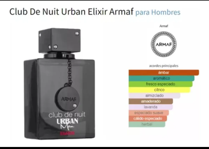 Club de Nuit Urban Elixir EDP 105 ml. - Imagen 2