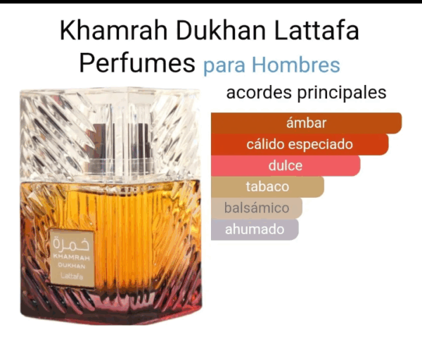 Khamrah Dukhan de Lattafa EDP 100 ml - Imagen 2
