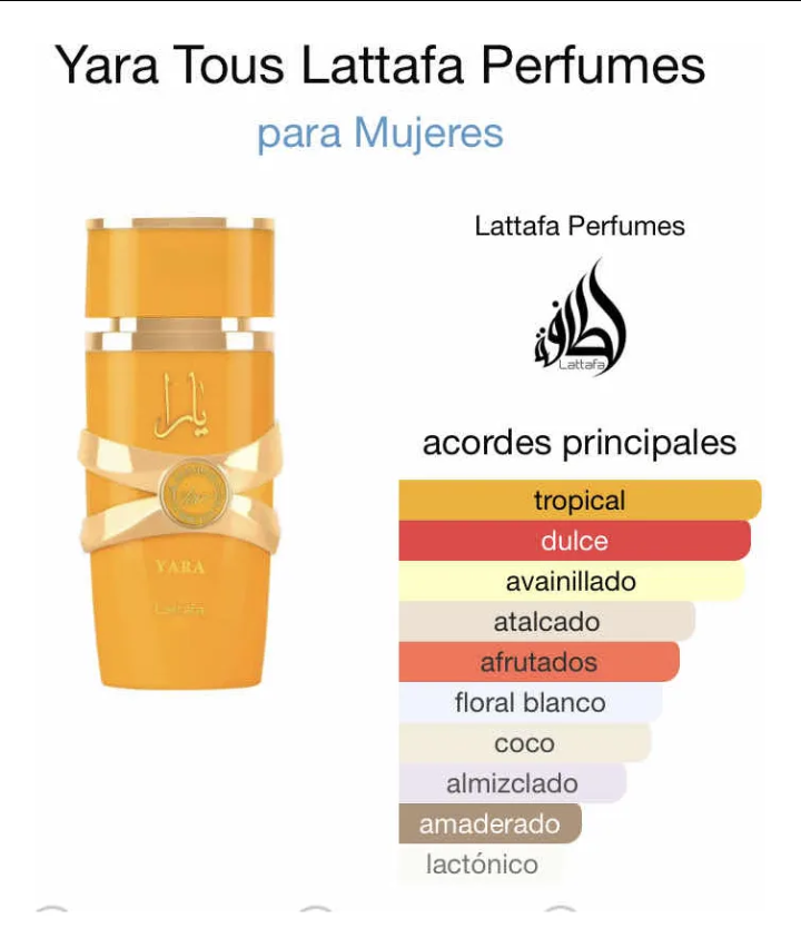 Yara Tous de Lattafa 100 ml. EDP - Imagen 3