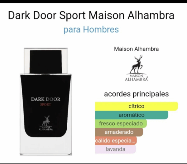 Dark Door Sport EDP 100 ml de Maison Alhambra - Imagen 2